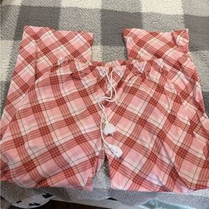 Plaid Pink Pajama Pants